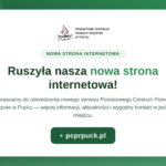 Grafika informująca o nowej stronie.